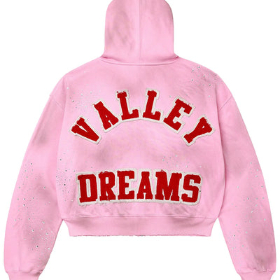 Vale Forever Valley Dreams Pink Venus Zip-Up Hoodie