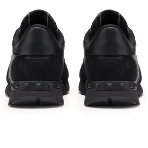 Valentino Black Camouflage Rockrunner Sneaker