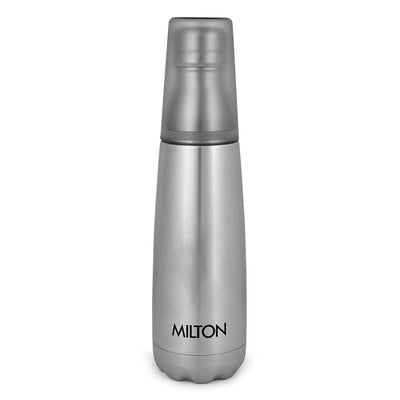 Vertex Thermosteel Bottle With Tumbler (Milton)