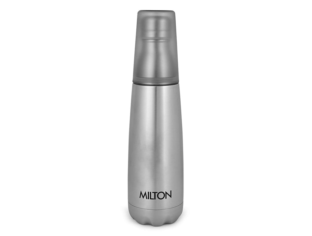 Vertex Thermosteel Bottle With Tumbler (Milton)