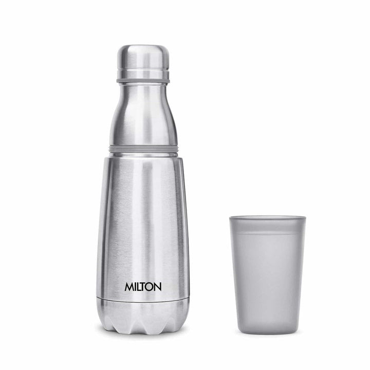 Vertex Thermosteel Bottle With Tumbler (Milton)