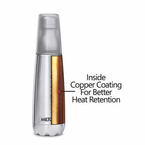 Vertex Thermosteel Bottle With Tumbler (Milton)