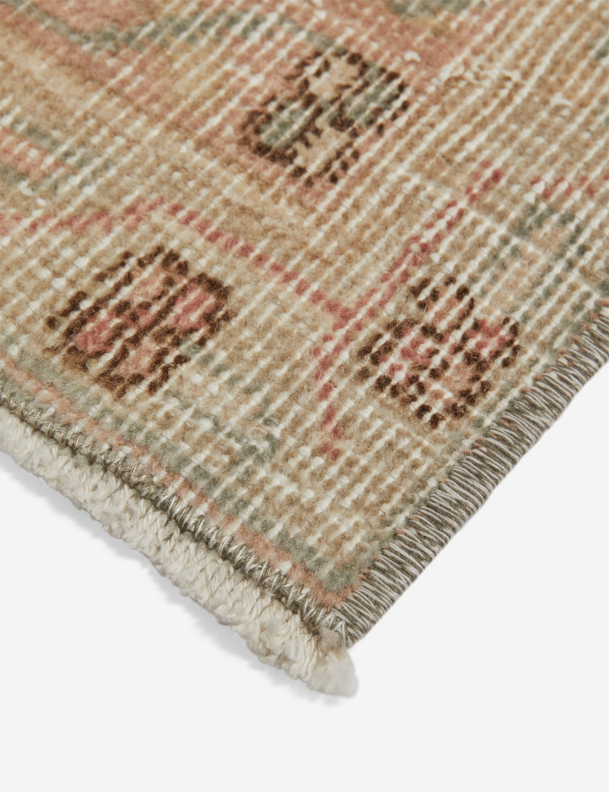 Vintage Turkish Hand-Knotted Wool Rug No. 303, 6'5" x 10'7"