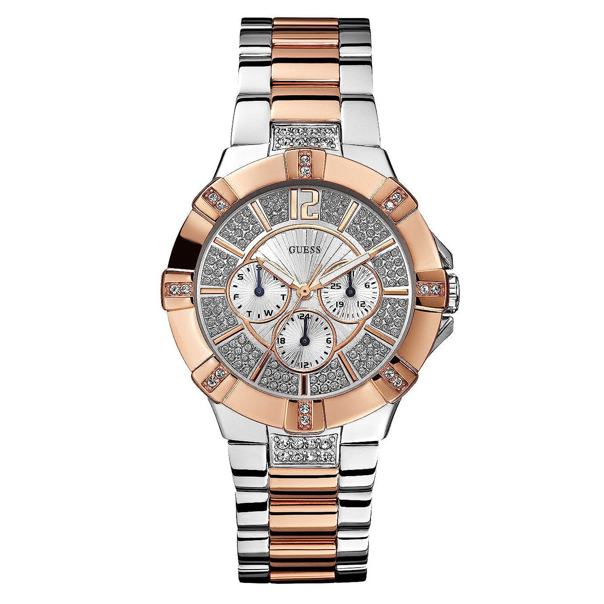 Guess Vista Silver Dial Women 41mm