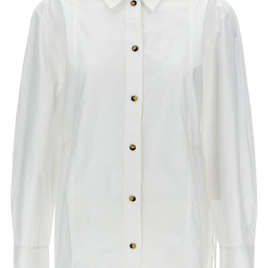 Ganni Lace-up Shirt