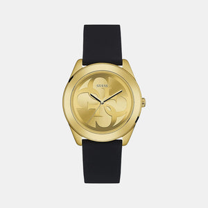 G twist Women Quartz Gold Dial Analog Silicone Watch W0911L3