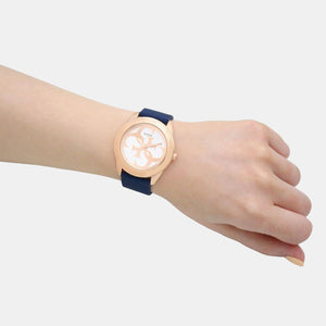 G Twist Women Quartz White Dial Analog Silicone Watch W0911L6