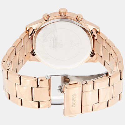 Guess Dress Women Quartz Rose Gold Dial Chronograph Stainless Steel Watch W1070L3