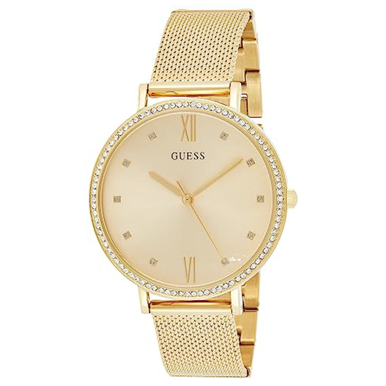 Guess Analog Gold Dial Women 38mm