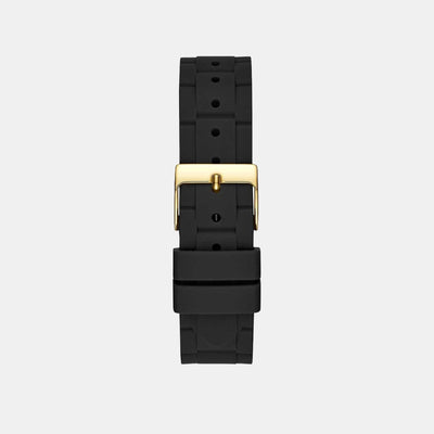Guess Sport Women Quartz Black Dial Chronograph Silicone Watch W1157L1