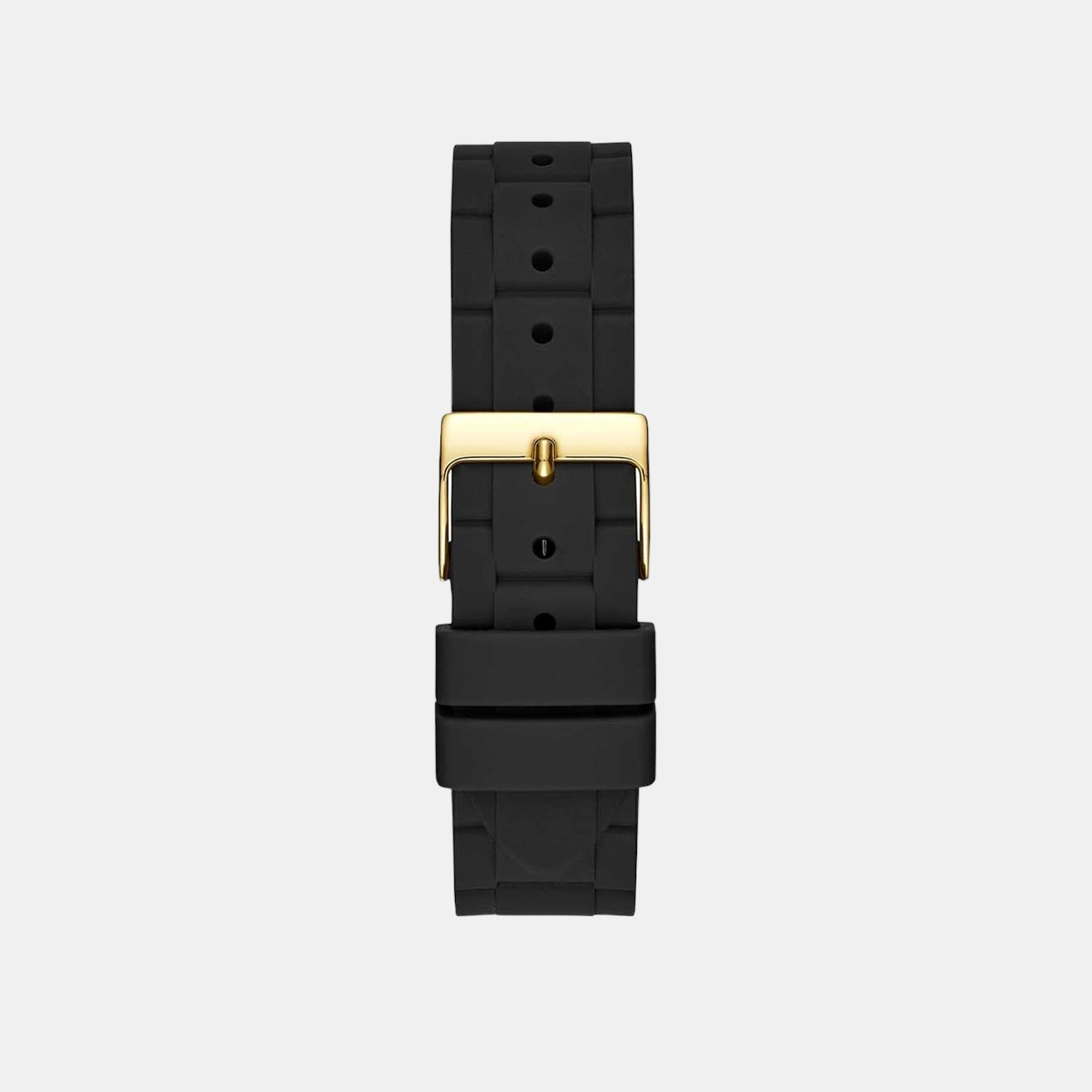 Guess Sport Women Quartz Black Dial Chronograph Silicone Watch W1157L1