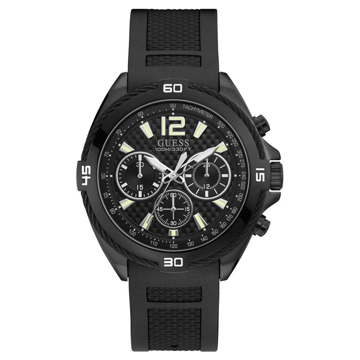 Guess Surge Black Dial Men 44mm