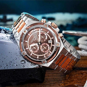 Tempo Master Chrono Brown Dial