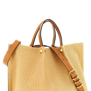 Shopping Valentino Garavani Medium Raffia