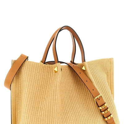 Shopping Valentino Garavani Medium Raffia