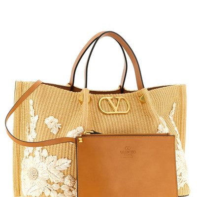 Shopping Valentino Garavani Medium Raffia