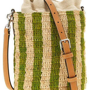 Valentino Garavani Raffia Small Bucket Bag
