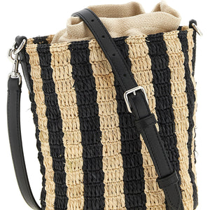 Valentino Garavani Raffia Small Bucket Bag