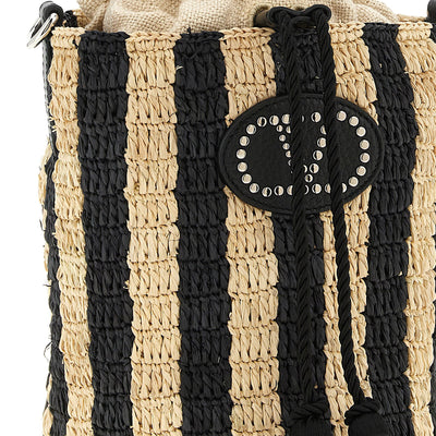 Valentino Garavani Raffia Small Bucket Bag