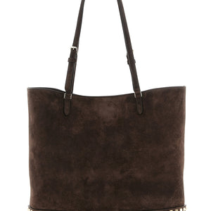 Valentino Garavani Rockstud Medium Suede Shoulder Bag