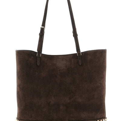 Valentino Garavani Rockstud Medium Suede Shoulder Bag