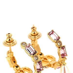 Valentino Garavani Ovalette Earrings With Rhinestones