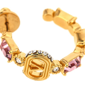 Valentino Garavani Ovalette Earrings With Rhinestones