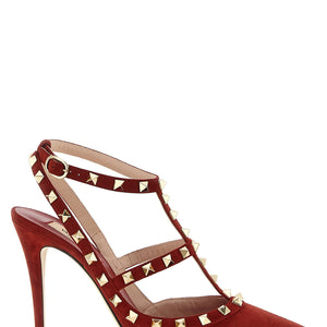 Valentino Garavani Rockstudankle Strap Pumps