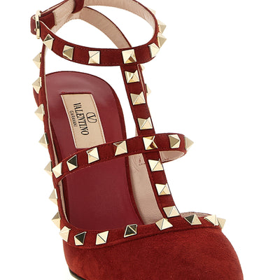 Valentino Garavani Rockstudankle Strap Pumps