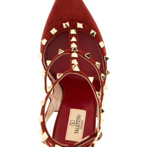 Valentino Garavani Rockstudankle Strap Pumps