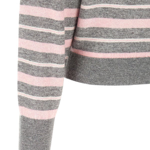 Guest In Residence Clloegiate Stripe Polo Sweater
