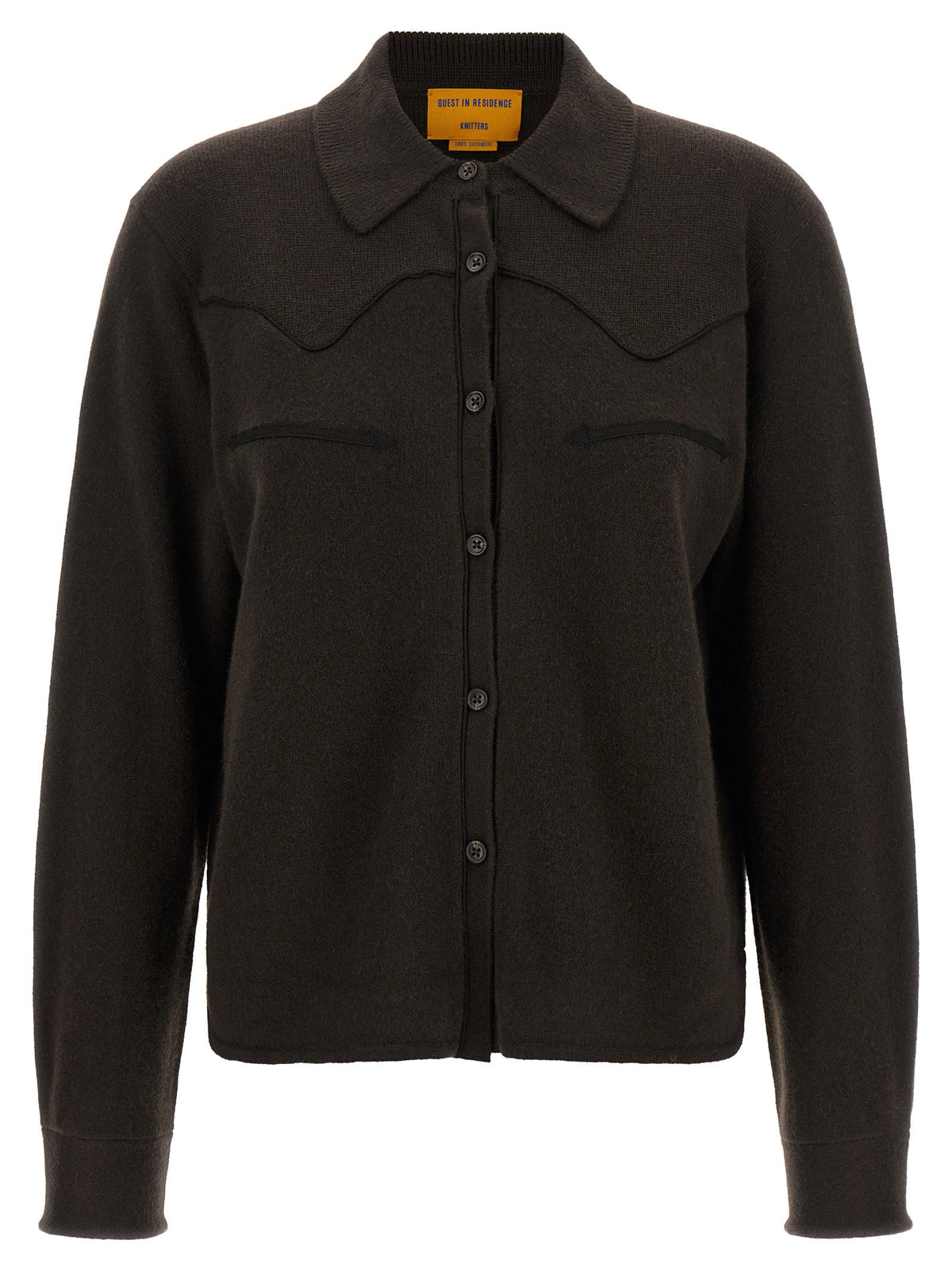 Guest In Residence Cropped Western Shirt