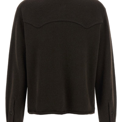 Guest In Residence Cropped Western Shirt