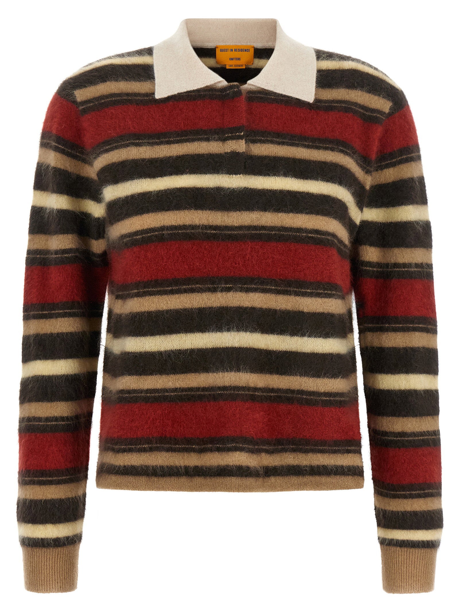 Guest In Residence Grizzly Cropped Rugby Polo Shirt