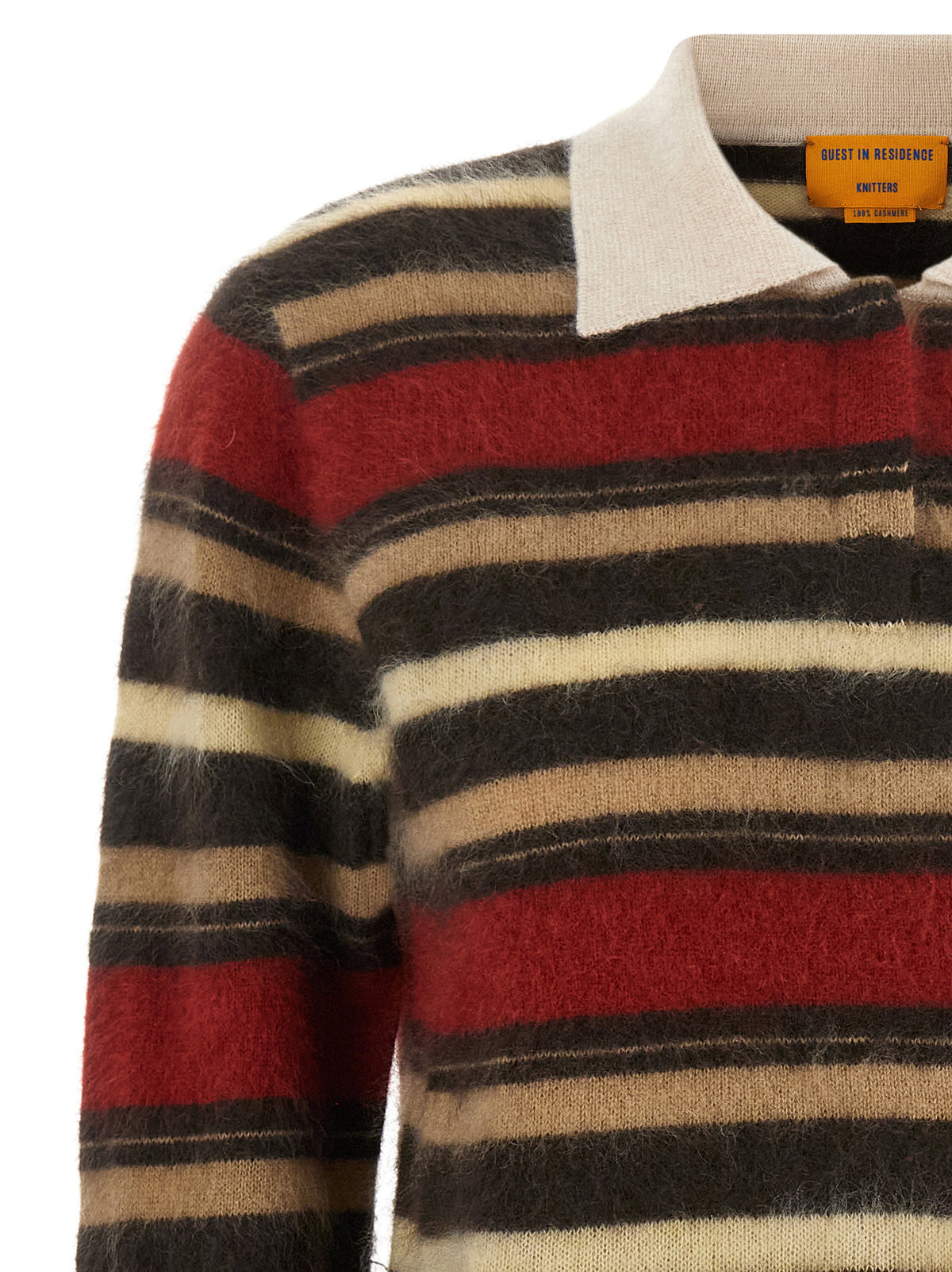 Guest In Residence Grizzly Cropped Rugby Polo Shirt