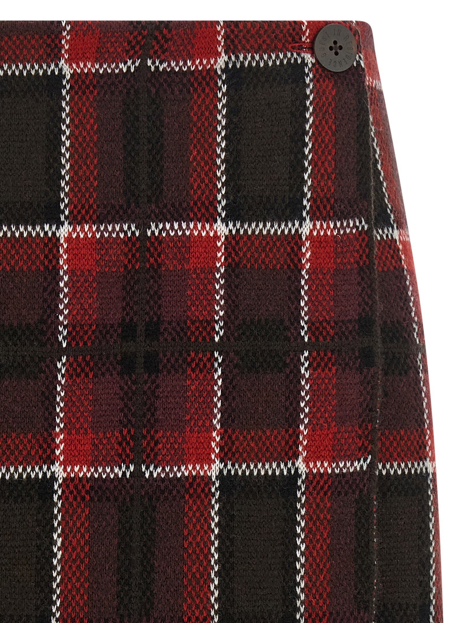 Guest In Residence Tartan Skirt