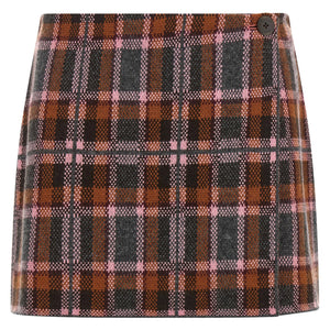 Guest In Residence Tartan Skirt