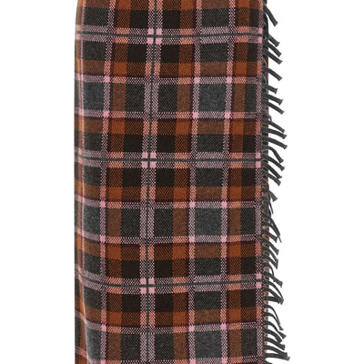 Guest In Residence Tartan Wrap Skirt