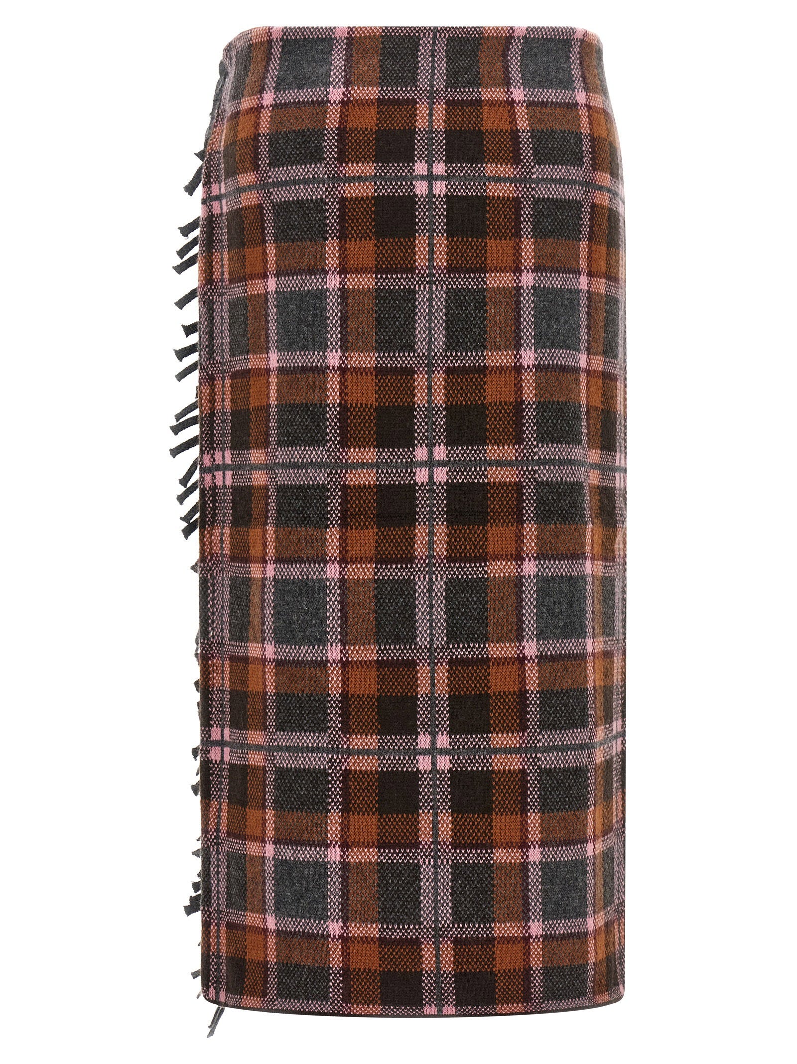 Guest In Residence Tartan Wrap Skirt