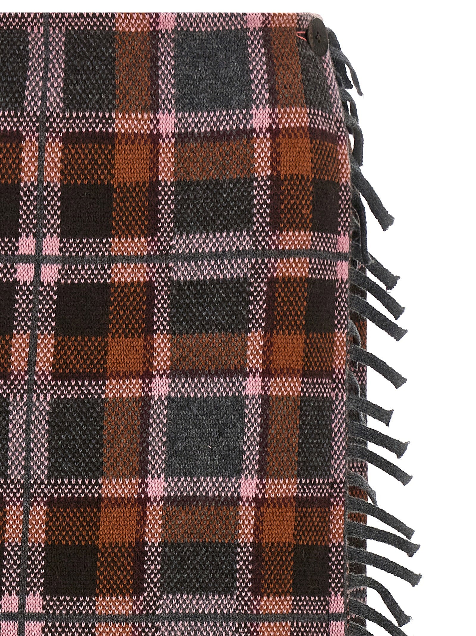 Guest In Residence Tartan Wrap Skirt