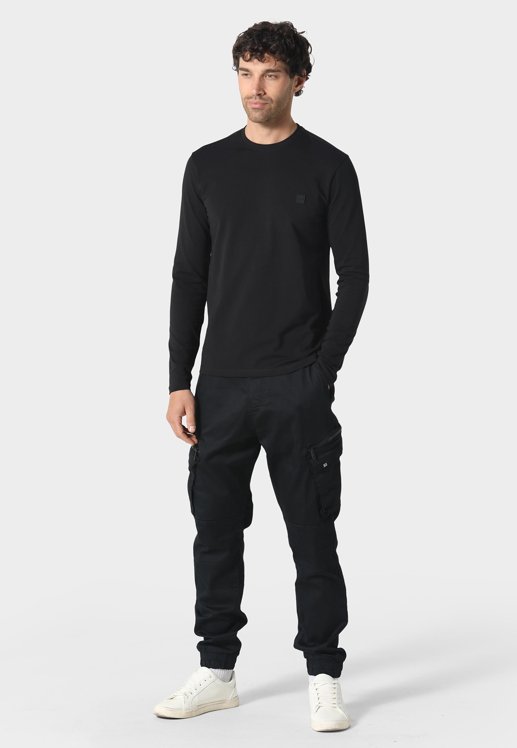 883 Police Ware Black Cargo Pants