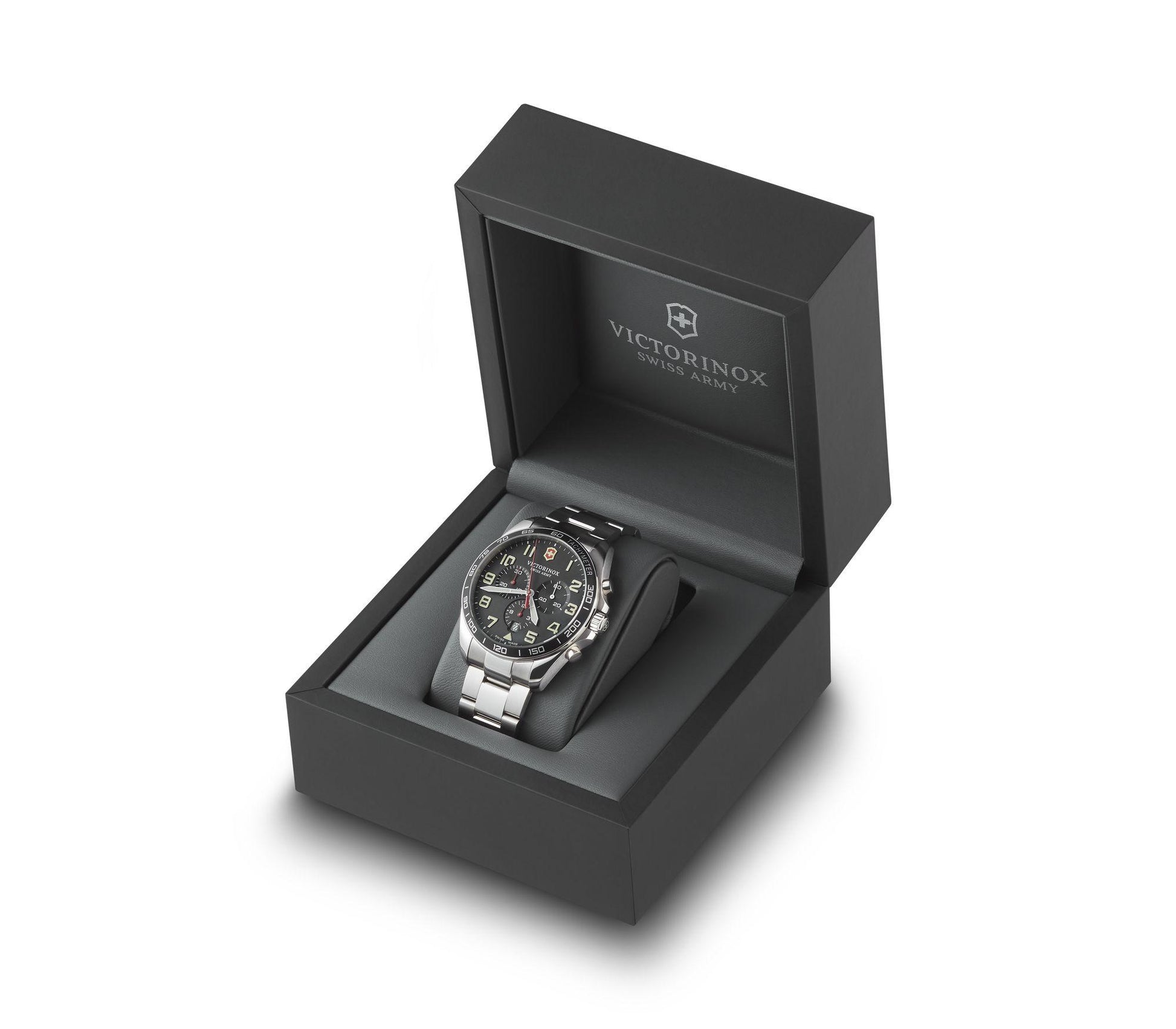 Victorinox Fieldforce Chrono Black Dial Men 42mm