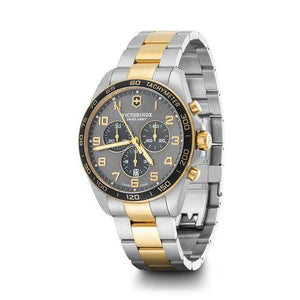 Victorinox Fieldforce Classic Silver & Gold Men 42mm