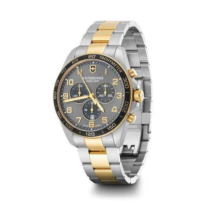 Victorinox Fieldforce Classic Silver & Gold Men 42mm