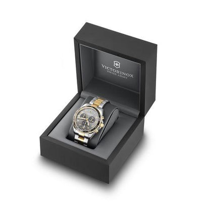Victorinox Fieldforce Classic Silver & Gold Men 42mm