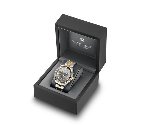 Victorinox Fieldforce Classic Silver & Gold Men 42mm