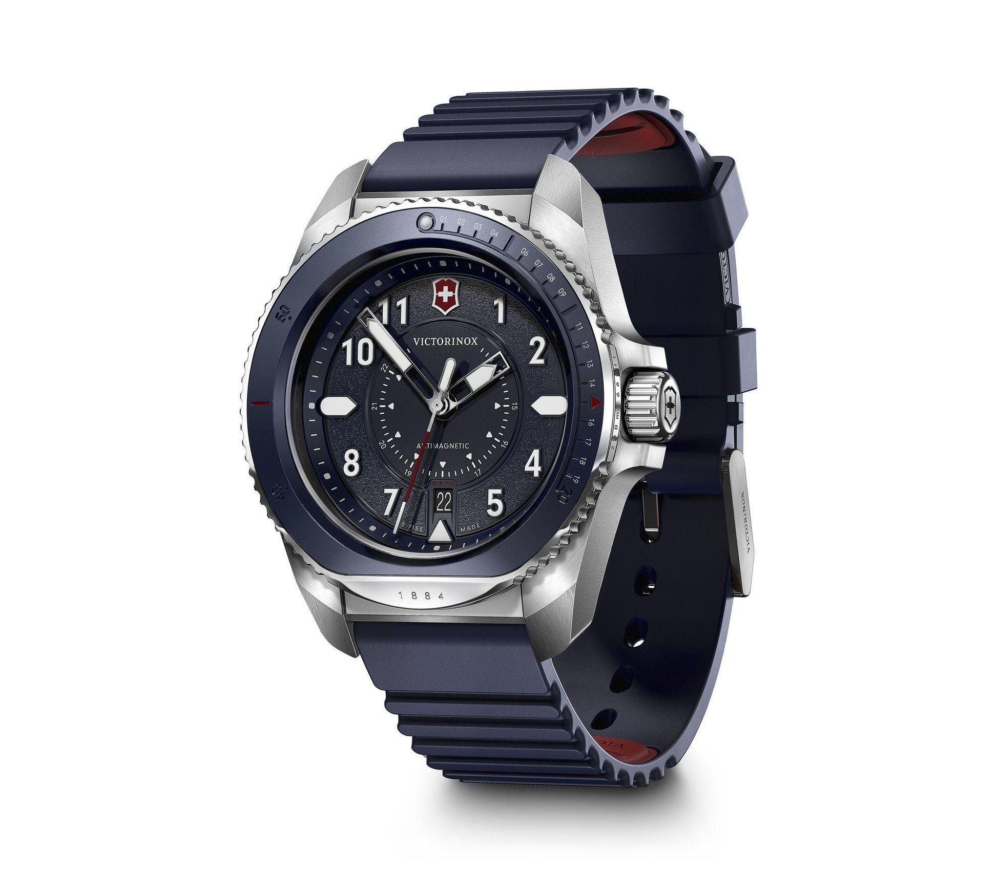 Victorinox Journey 1884 Blue Dial Men 43mm