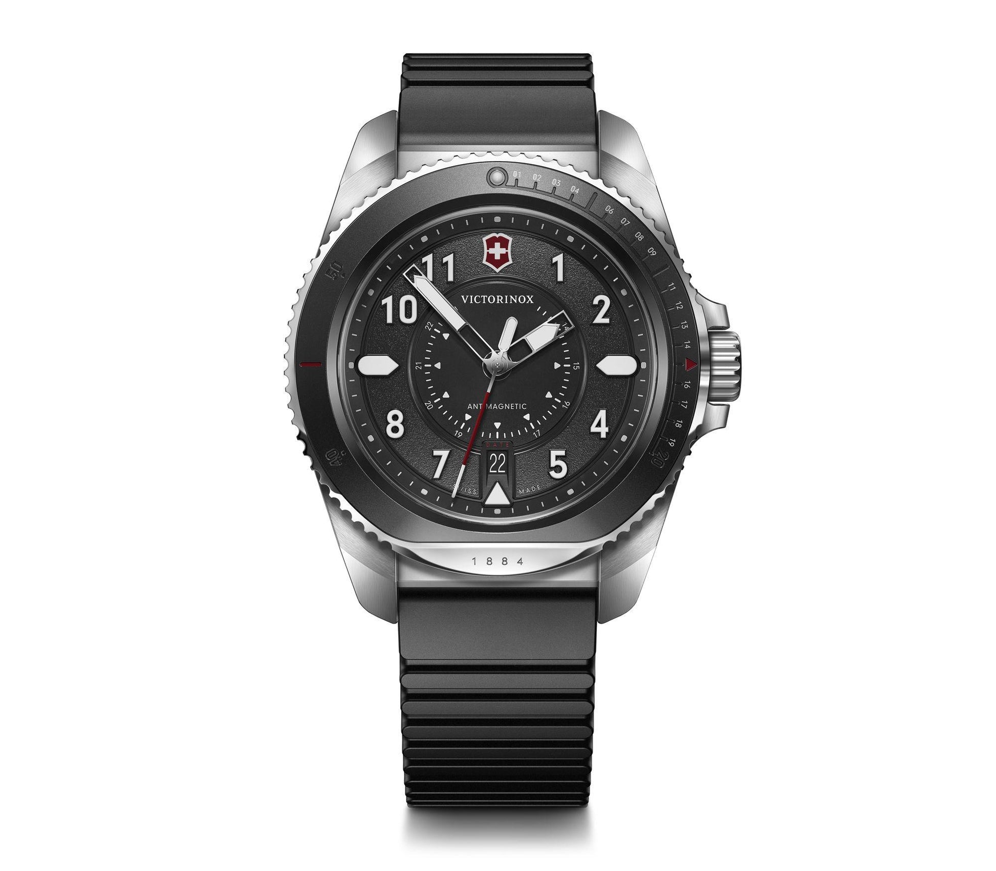 Victorinox Journey 1884 Black Dial Men 43mm