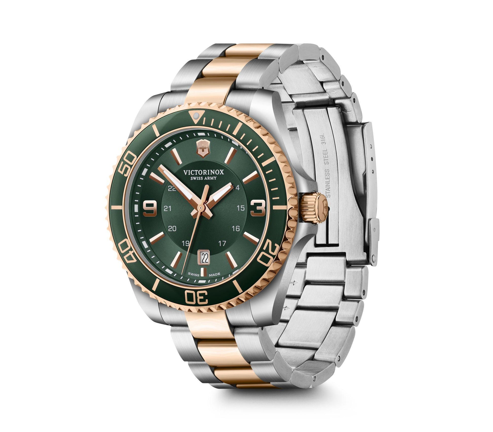 Victorinox Maverick Large Green Dial Men 43mm