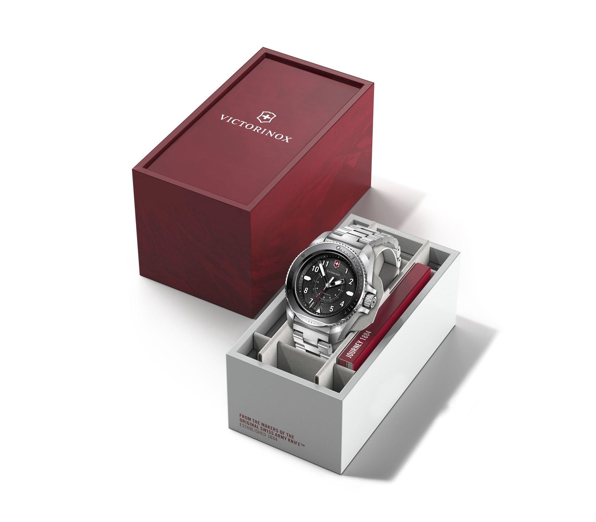 Victorinox Journey 1884 Black Dial Men 43mm